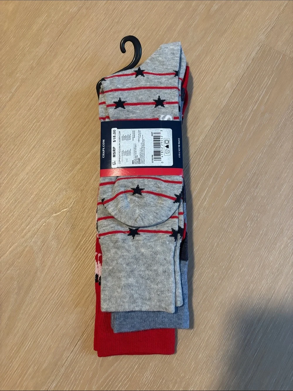 NWT Chaps Men's Assorted Premium Dress Socks (3 pair)